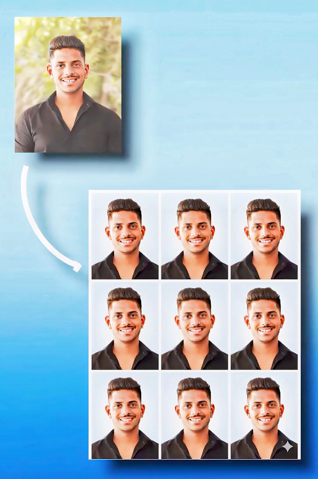 Passport Photo AI Generation