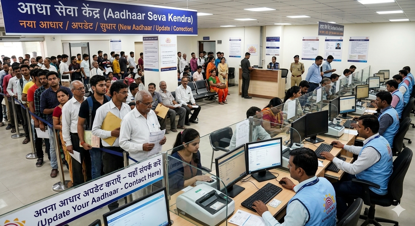 Aadhar Seva Kendra Process